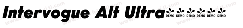 Intervogue Alt Ultra字体转换